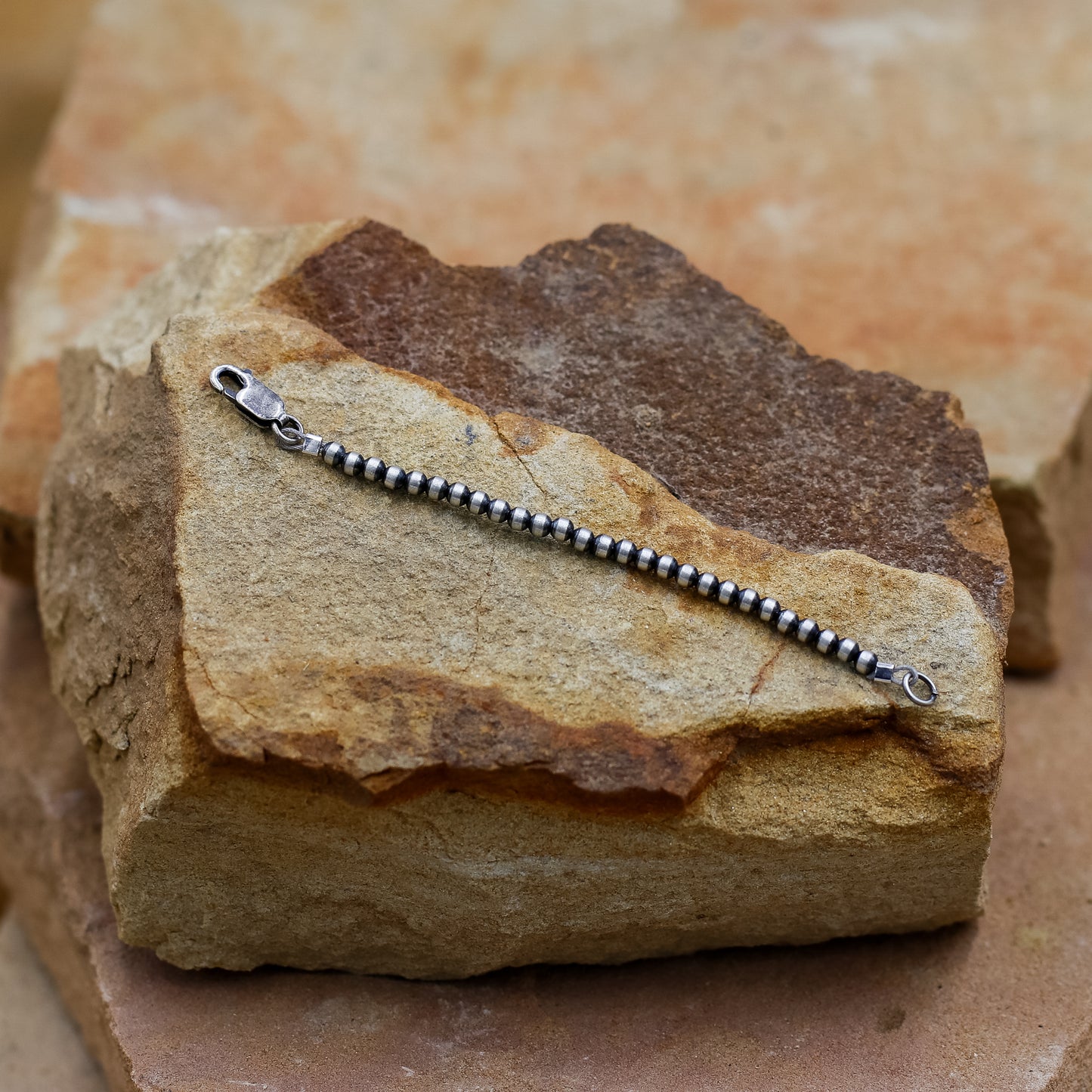 Sterling Silver 3mm Pearl 4" Extender