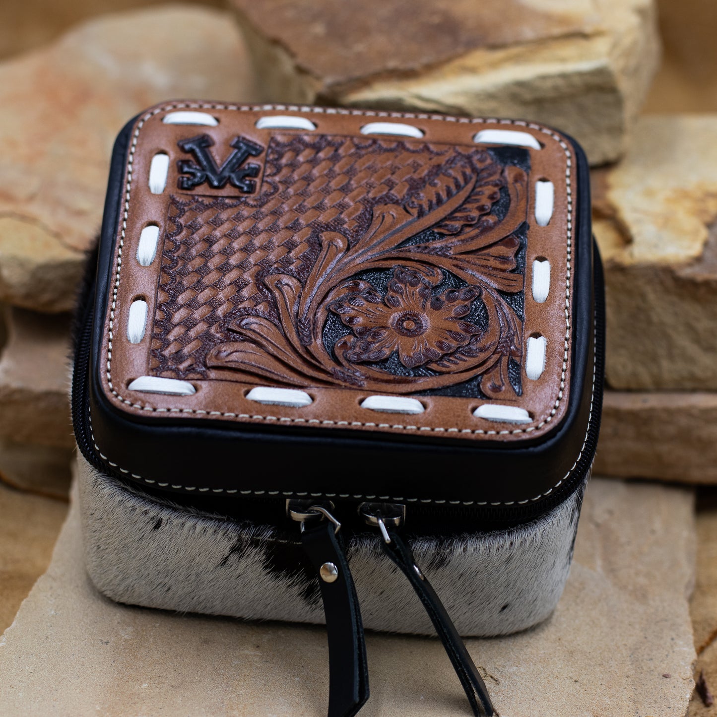 Mini Jewelry Case Black Handmade in the USA