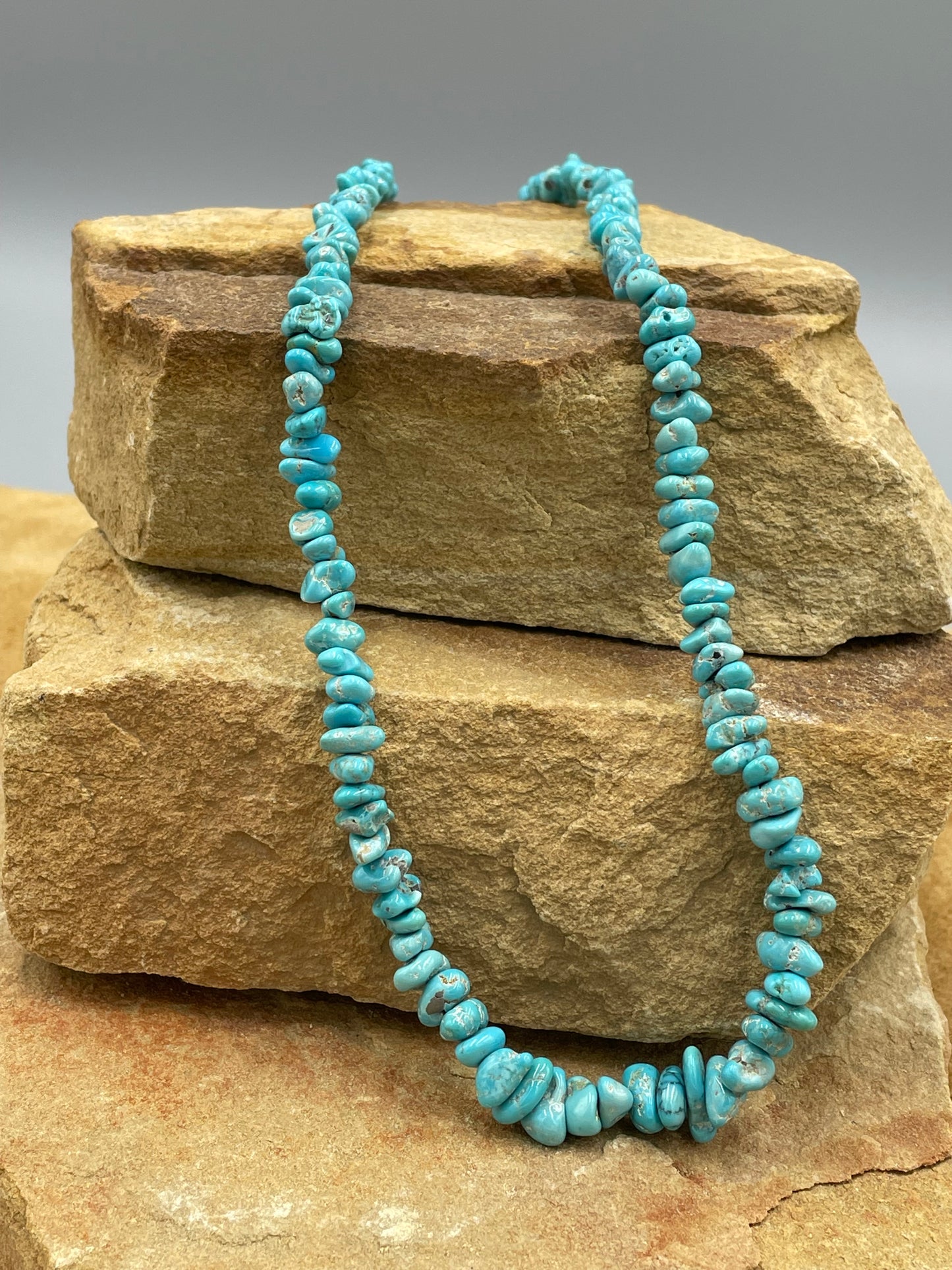 Lone Mountain Nugget Necklace 19"