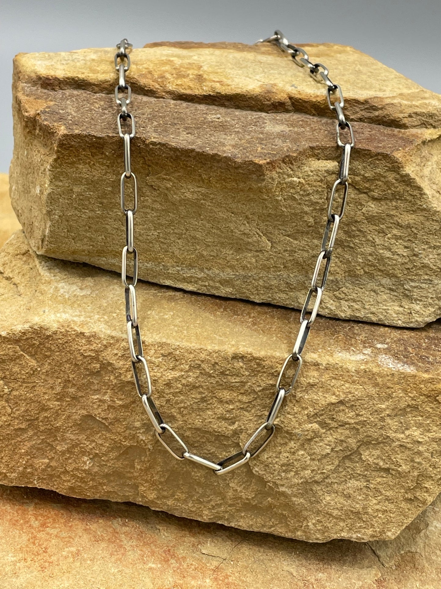 Sterling Silver Link Chain 20"