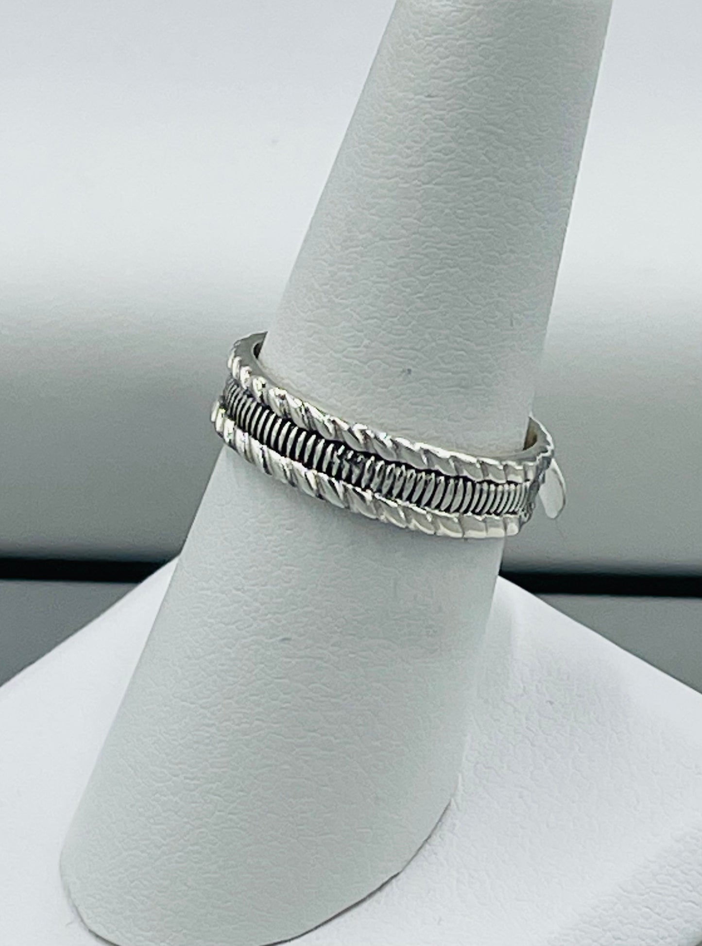 Sterling Silver Stacker Ring size 7.5