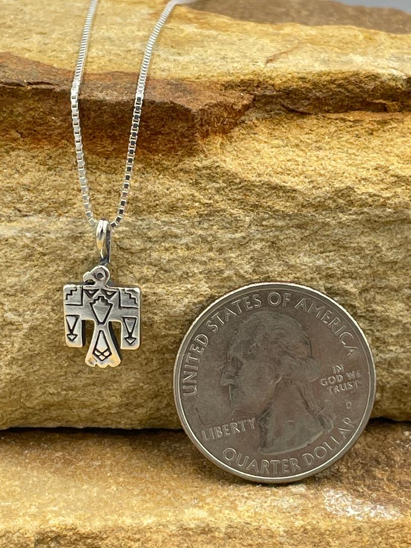 Sterling Silver Horseshoe Necklace 16"