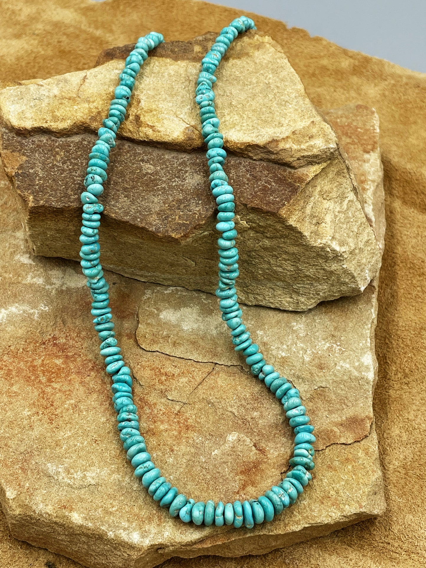 Lone Mountain Nugget Necklace 19"