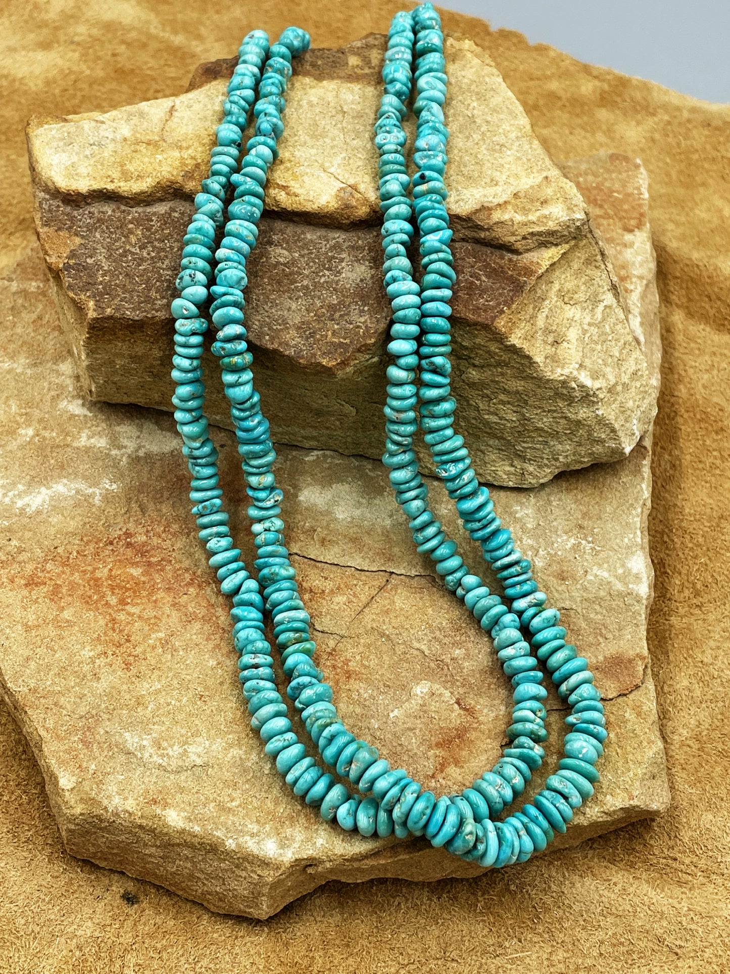 Lone Mountain Nugget Necklace 19"