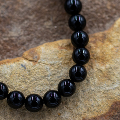 Obsidian Gemstone 8mm Beaded Stretch Bracelet