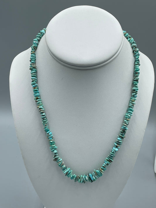 Campitos Turquoise Beaded Necklace 18"