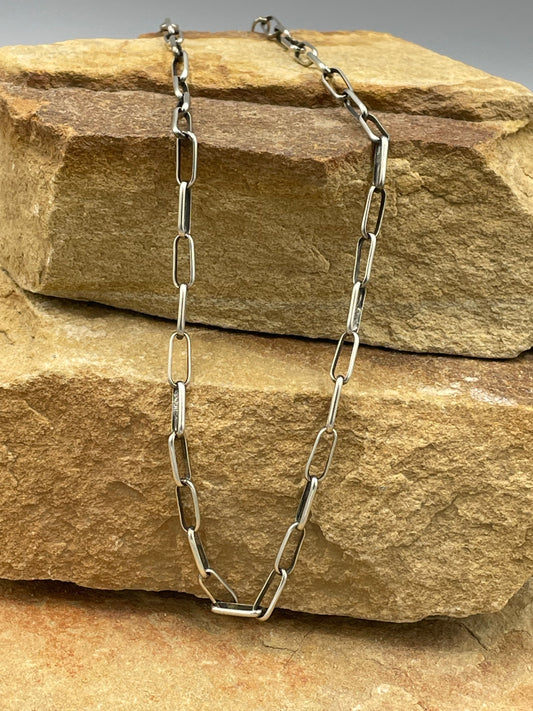 Sterling Silver Link Chain 18"