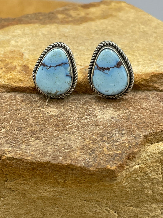 Golden Hills Turquoise Post Earrings