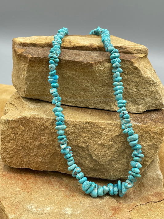 Lone Mountain Nugget Necklace 19"