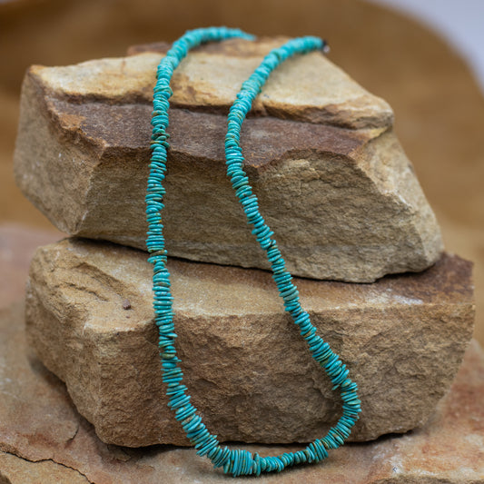 Tyrone Turquoise Fine Chip 18" Necklace