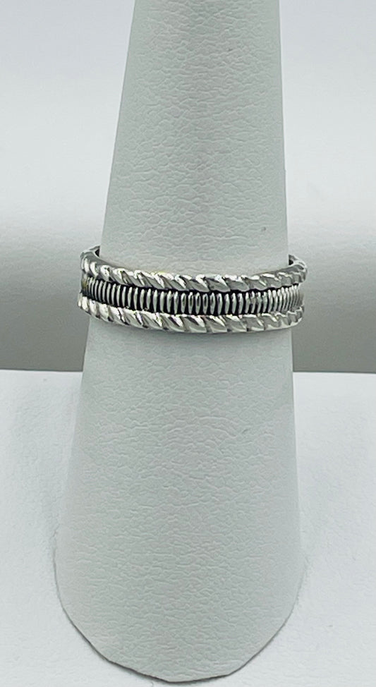 Sterling Silver Stacker Ring size 7.5